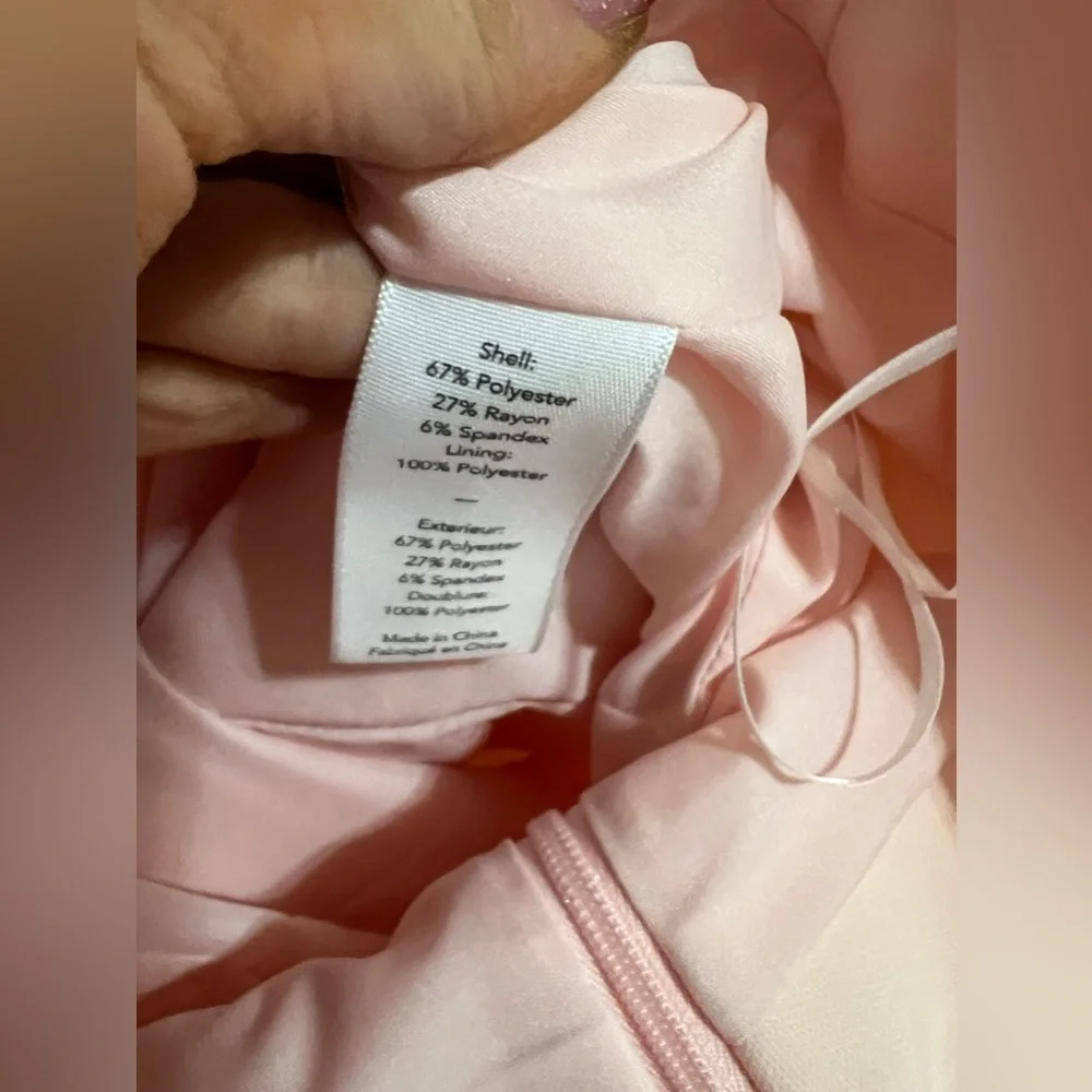 LIKELY Bartolli Blush Pink Off-the-Shoulder Mermaid Gown Size 0 NWT